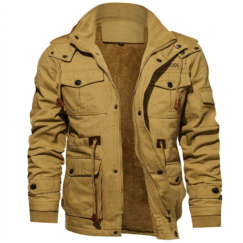 📢🎉50%Rabatt!!!🛍️✨Wärmende Winterjacke für Herren mit abnehmbarer Kapuze