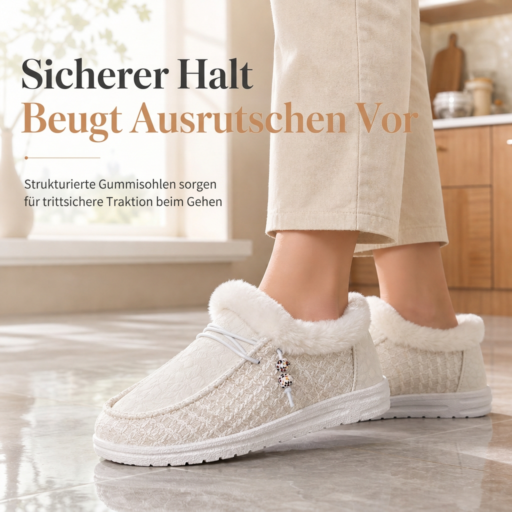 Warme Plüsch-Baumwollschuhe für Damen