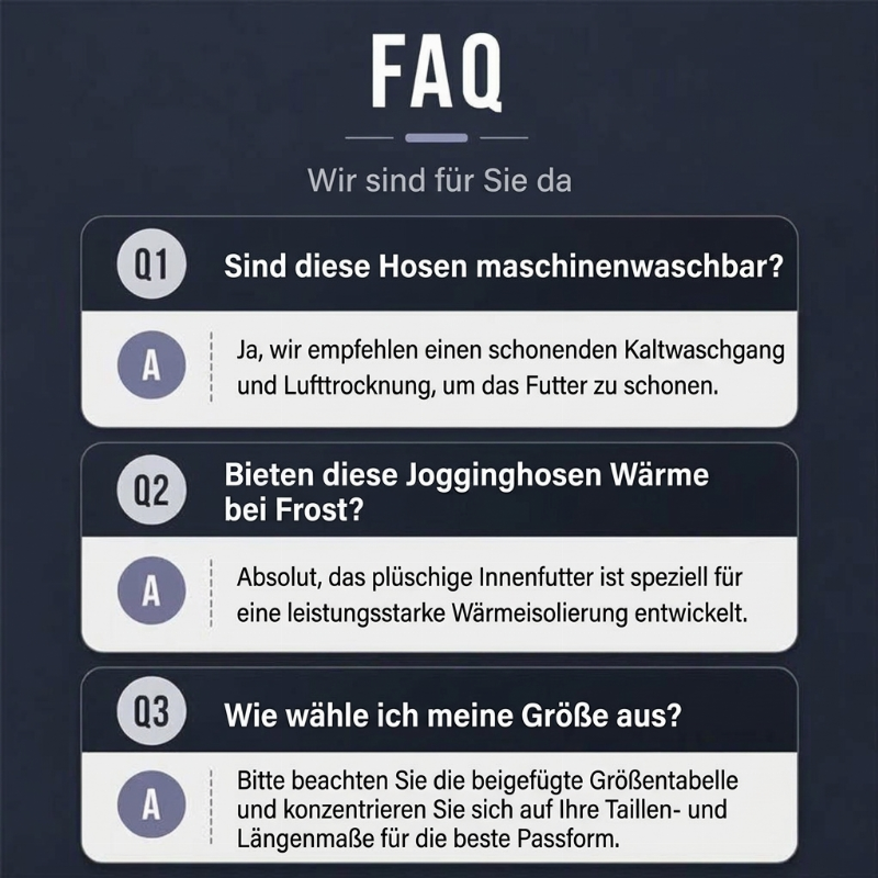 Winddichte, wattierte Thermohose für Herren