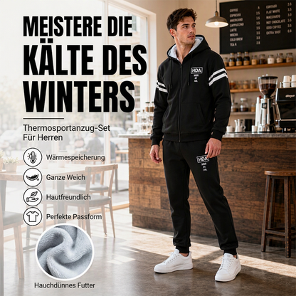 Herren-Set aus verdicktem Kapuzenpullover und Hose