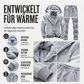 Herren-Set aus verdicktem Kapuzenpullover und Hose