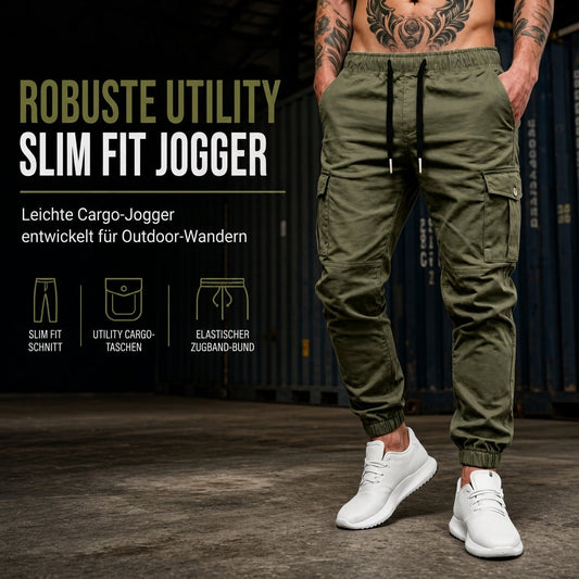 Leichte lässige Cargohosen, Outdoor-Wander-Jogger für Herbst- und Wintersport, Laufen und Training