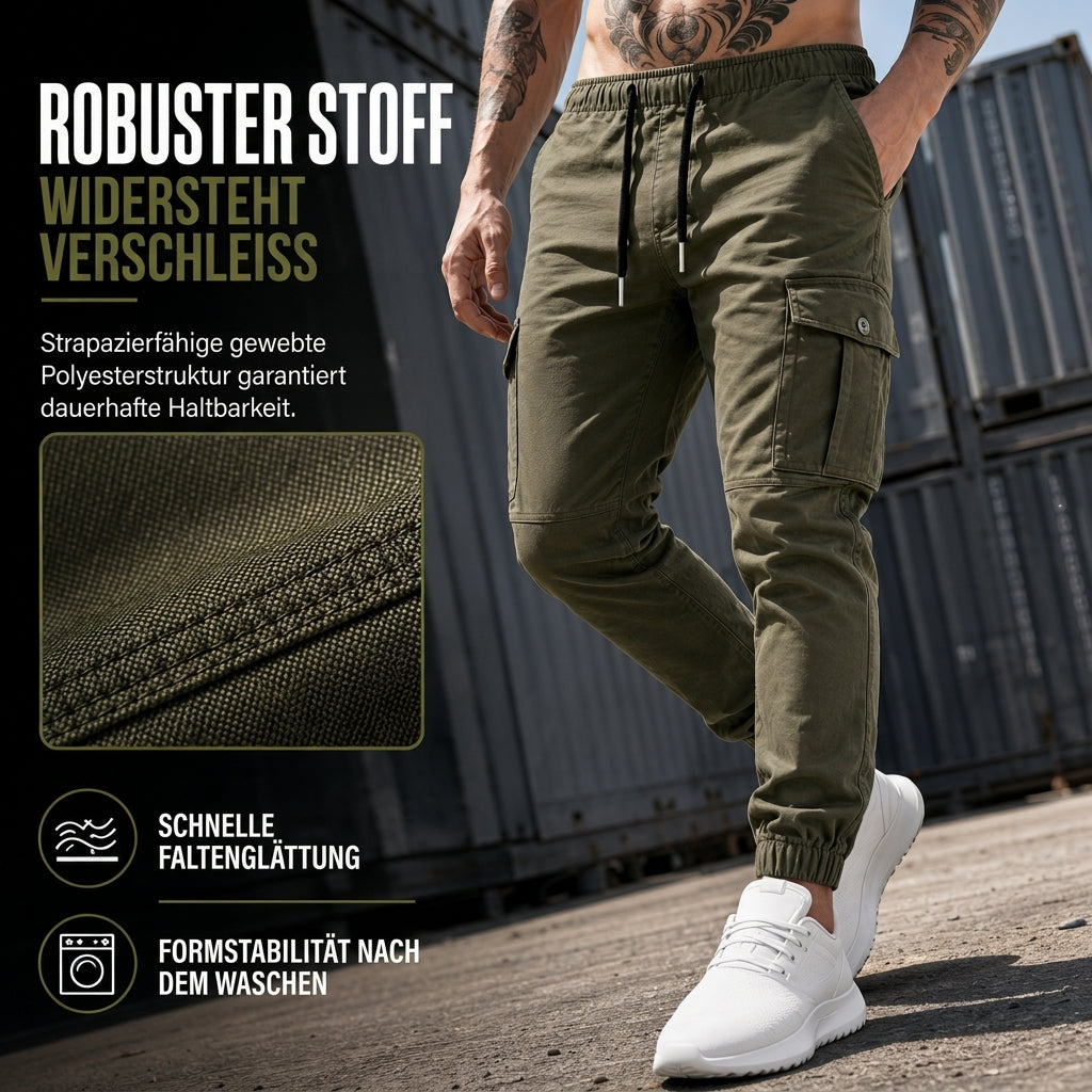 Leichte lässige Cargohosen, Outdoor-Wander-Jogger für Herbst- und Wintersport, Laufen und Training