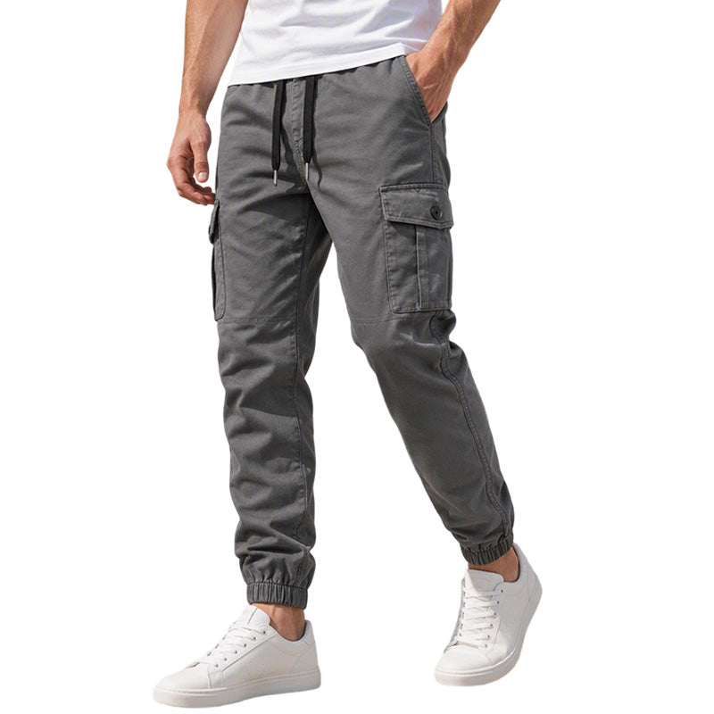 Leichte lässige Cargohosen, Outdoor-Wander-Jogger für Herbst- und Wintersport, Laufen und Training