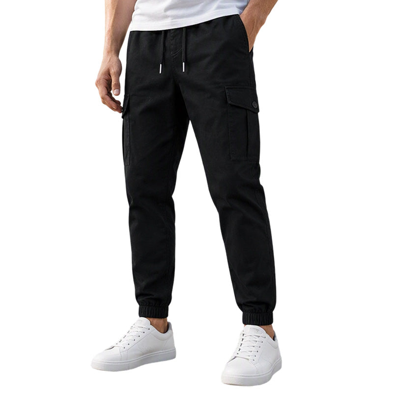 Leichte lässige Cargohosen, Outdoor-Wander-Jogger für Herbst- und Wintersport, Laufen und Training