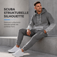 📢🎉50%Rabatt!!!🛍️✨Herren 3D-Digitaldruck Langarm-Kapuzenpullover und Hosen Set, lockerer Trainingsanzug für Frühling und Herbst