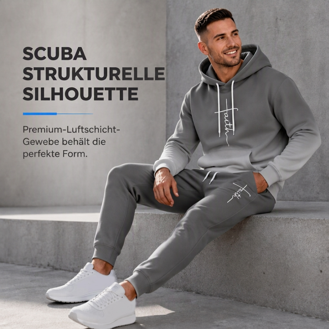 📢🎉50%Rabatt!!!🛍️✨Herren 3D-Digitaldruck Langarm-Kapuzenpullover und Hosen Set, lockerer Trainingsanzug für Frühling und Herbst