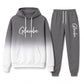 📢🎉50%Rabatt!!!🛍️✨Herren 3D-Digitaldruck Langarm-Kapuzenpullover und Hosen Set, lockerer Trainingsanzug für Frühling und Herbst