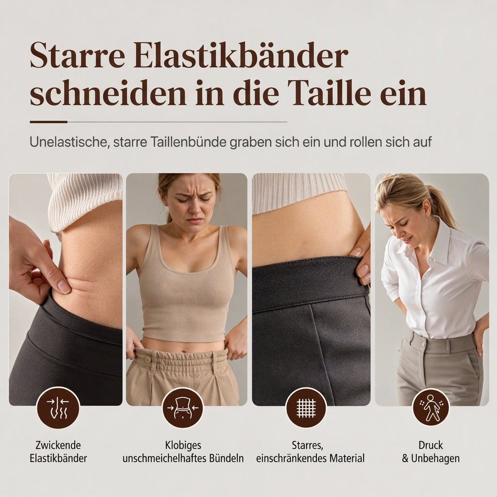 Plissierter Rock mit Tupfenmuster und hohem Bund für Damen