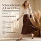 Plissierter Rock mit Tupfenmuster und hohem Bund für Damen