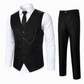 🤵 Herren Slim Fit 3-teiliges formelles Anzug-Set – Klassischer Chic, bequemer Sitz & immer passend