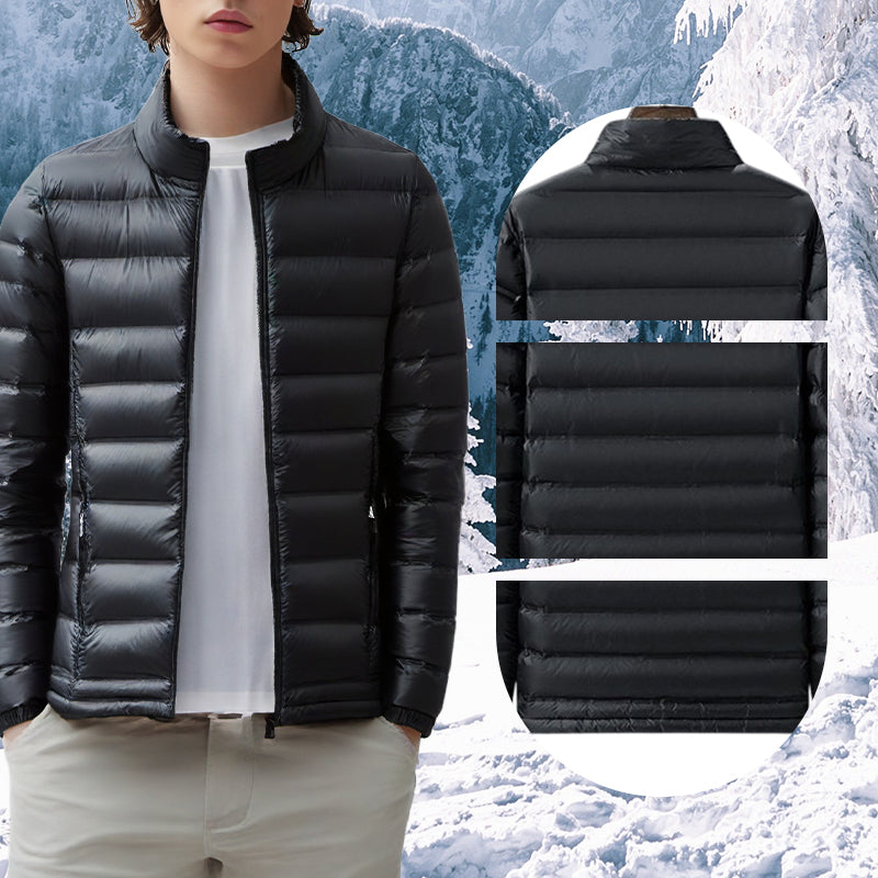 Leichte warme Daunenjacke für Herren