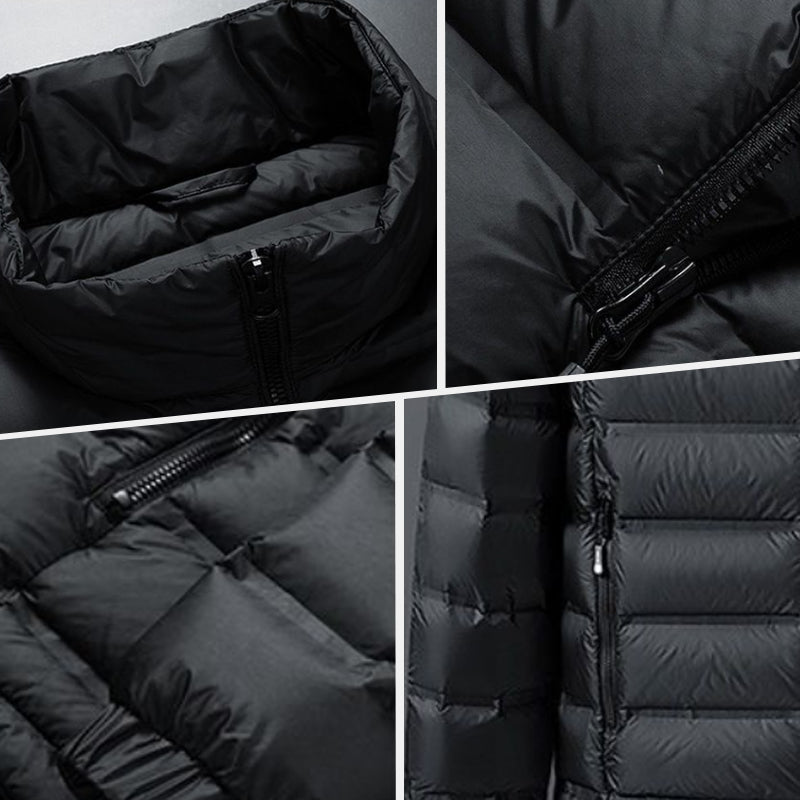 Leichte warme Daunenjacke für Herren