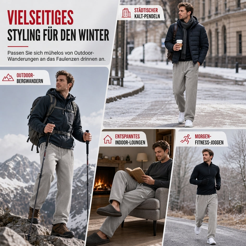 📢🎉50%Rabatt!!!🛍️✨Unisex verdickte warme Fleece-Hose