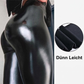 Hochtaillierte PU-Leder-Leggings für Damen