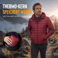 Leichte, gesteppte Herren-Baumwolljacke mit Kapuze, kurz geschnitten, casual, für den Winter, in großen Größen