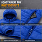 Leichte, gesteppte Herren-Baumwolljacke mit Kapuze, kurz geschnitten, casual, für den Winter, in großen Größen