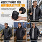 Leichte, gesteppte Herren-Baumwolljacke mit Kapuze, kurz geschnitten, casual, für den Winter, in großen Größen