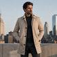 📢🎉50%Rabatt!!!🛍️✨Einfarbiges, einreihiges Mantel in mittlerer Länge für Herren