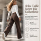Damen Retro Jeans mit hoher Taille und weitem Bein, weich fallende, bodenlange Denim-Hose