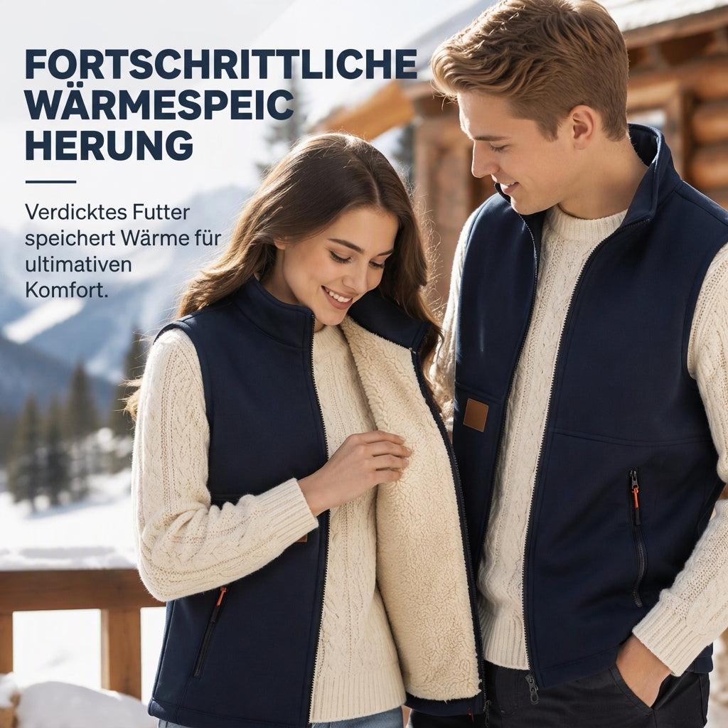 ❄️ Unisex Winter Weste mit Plüschfutter – Kuschelig, warm & immer passend