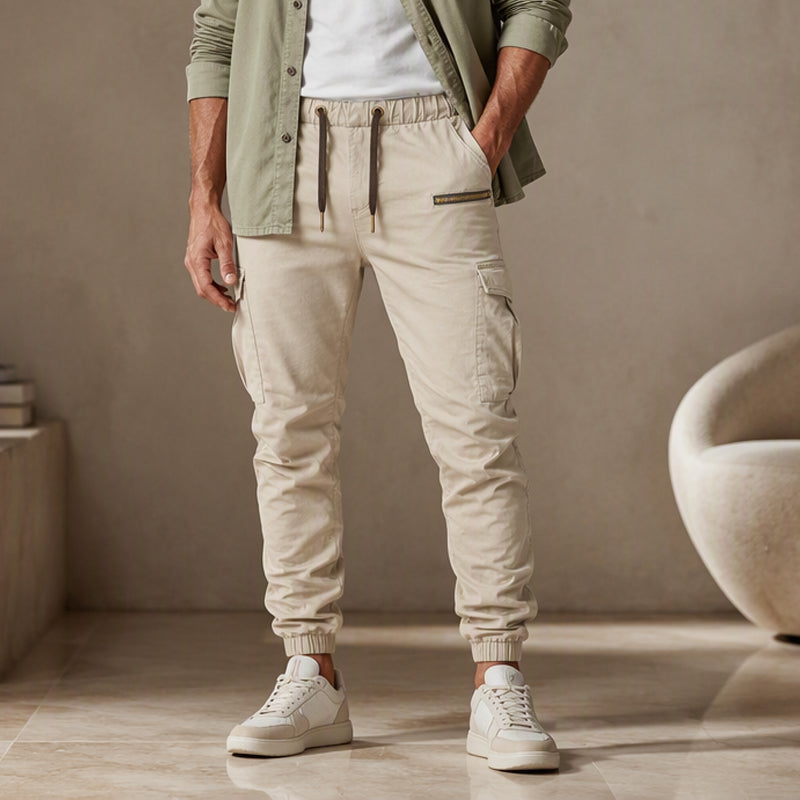 👖 Herren Freizeit Schmalzulauf Cargohose – Lässig, bequem & immer passend – Jetzt 50% Rabatt!