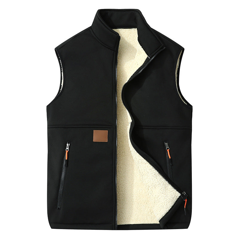 Damen Winter Thermo Weste mit Stehkragen
