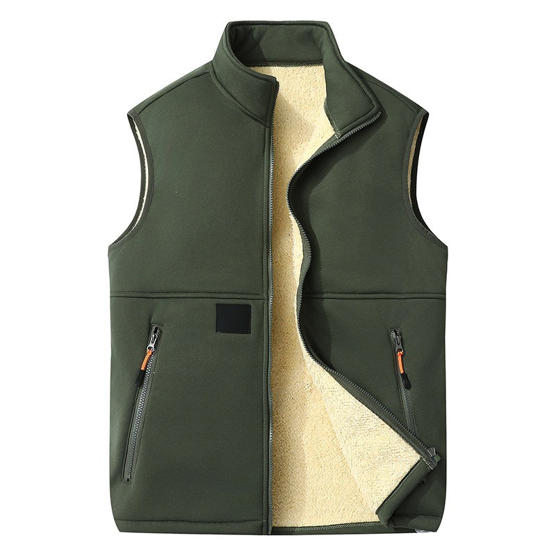 Damen Winter Thermo Weste mit Stehkragen