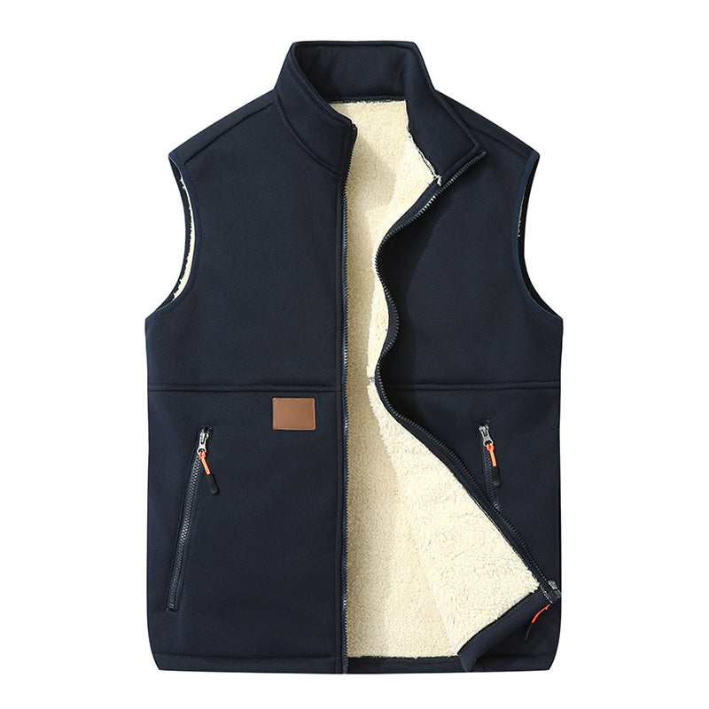 Damen Winter Thermo Weste mit Stehkragen