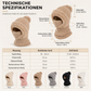 Damen Winter Einteilige Gestrickte Mütze Schal Maske
