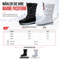 📦 Täglich 500+ Pakete versendet – der Wahnsinn! Damen Winter Hochstiefel Wasserdicht Rutschfest Outdoor Schnee-Stiefel mit Dick Plüschfutter und Dicke Sohle