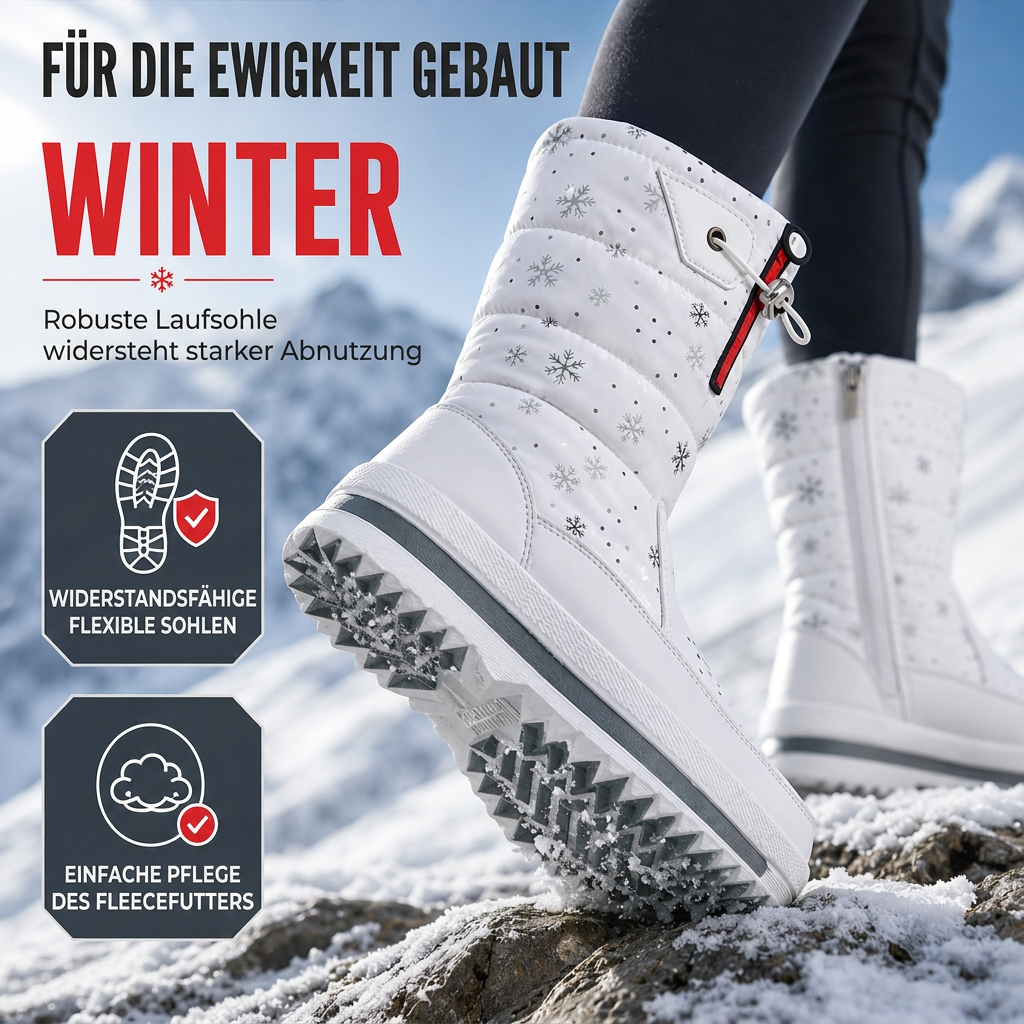 📦 Täglich 500+ Pakete versendet – der Wahnsinn! Damen Winter Hochstiefel Wasserdicht Rutschfest Outdoor Schnee-Stiefel mit Dick Plüschfutter und Dicke Sohle
