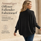Damen lockere Strickjacke mit Fledermausärmeln, offener Front, Überwurf für Herbst und Winter