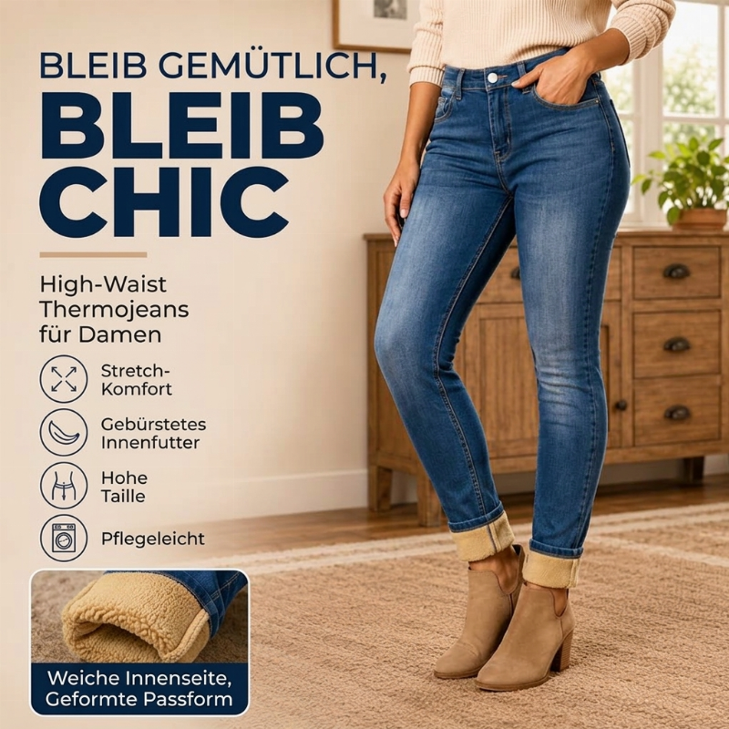 📢🎉50%Rabatt!!!🛍️✨Bequeme, dehnbare Damen-Jeans mit hohem Bund