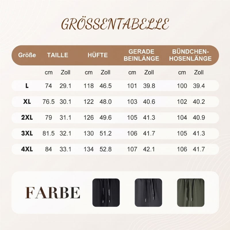 🔥 50% RABATT 🎉✨ Wasserdichte Herren-Hose – warm gefüttert & mit Kordelzug