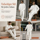 📢🎉50%Rabatt!!!🛍️✨Zweiteiliges Set aus legerer Waffelstrickjacke und passender Hose für Herren
