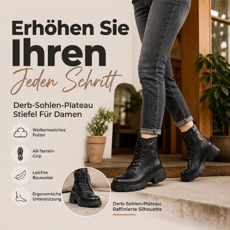 🔥 Lass es dir nicht entgehen, wenn du gerade vorbeikommst – es trifft genau deinen Geschmack.🎉🥾 Damen Retro Plateau Martens-Stil Stiefel