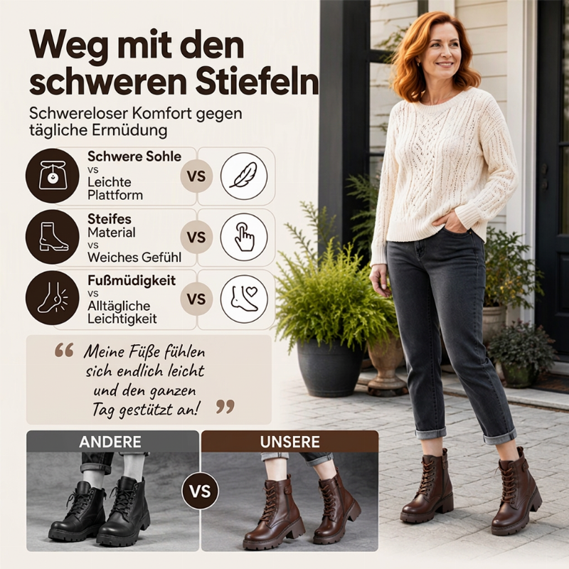 🔥 Lass es dir nicht entgehen, wenn du gerade vorbeikommst – es trifft genau deinen Geschmack.🎉🥾 Damen Retro Plateau Martens-Stil Stiefel
