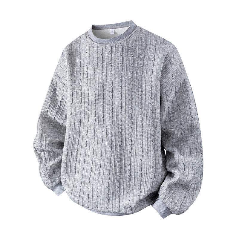 📢🎉50%Rabatt!!!🛍️✨Herren Kabelstrick Rundhalspullover