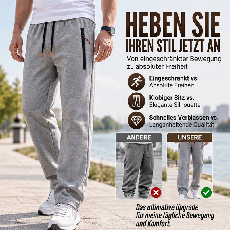 Bequeme wärmende Winter-Sporthose für Herren