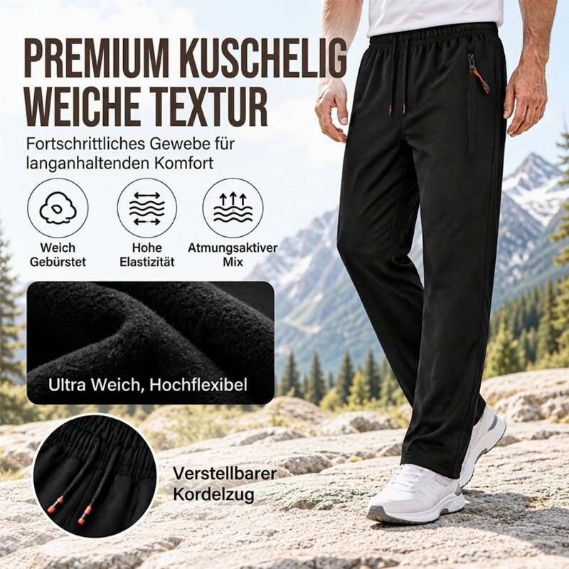 Bequeme wärmende Winter-Sporthose für Herren