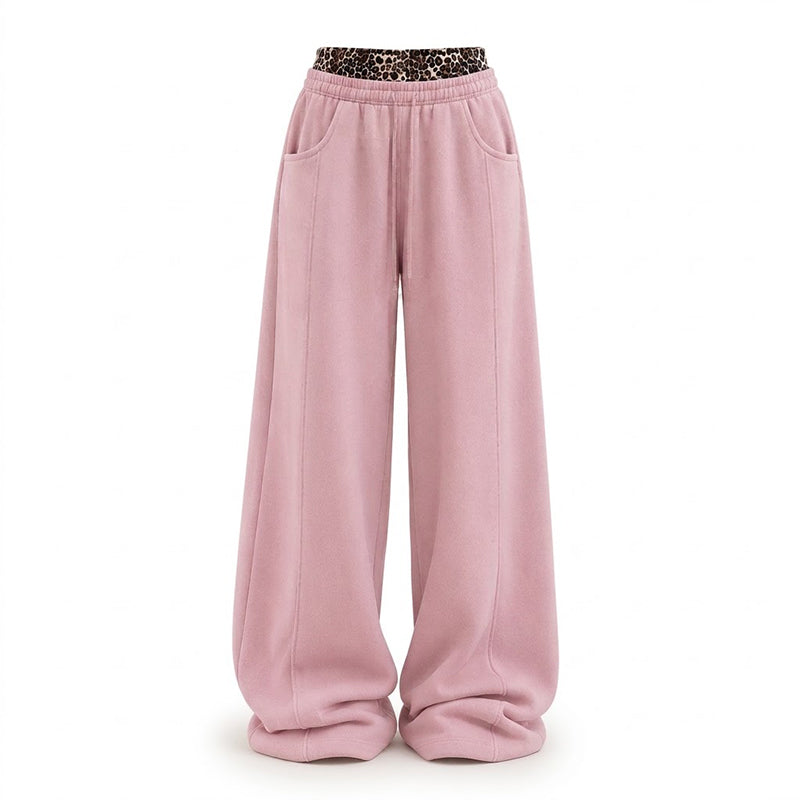 🔥Beliebtes Produkt ！✨✨Neu Eingetroffen! Freizeit-Jogginghose für Damen mit Leopardenmuster-Patchwork