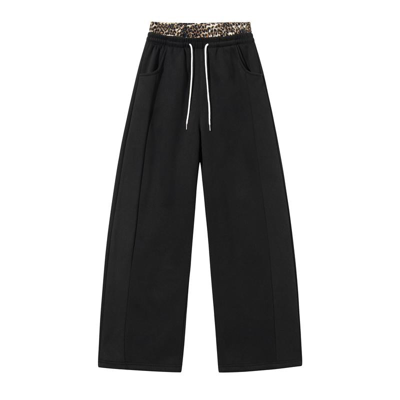 🔥Beliebtes Produkt ！✨✨Neu Eingetroffen! Freizeit-Jogginghose für Damen mit Leopardenmuster-Patchwork