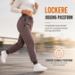 Unisex-Jogginghose mit lockerem Schnitt und Sherpa-Fleecefutter, warme Winter-Freizeithose mit Reißverschlusstaschen