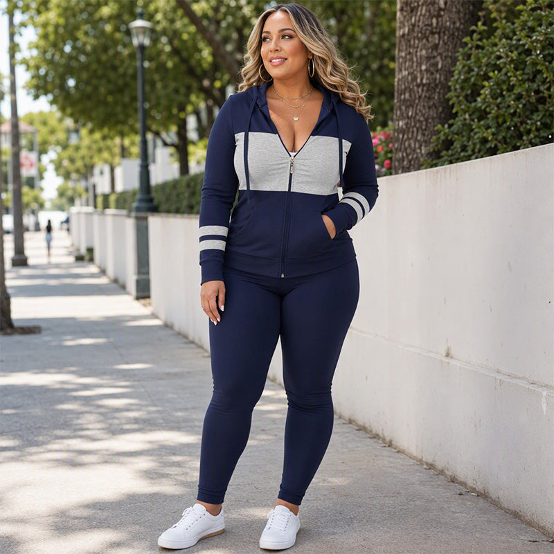 🔥 50% RABATT 🧥 2-teiliges Damen-Set – Kapuzen-Sweatshirt & Hose