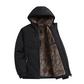 🔥Beliebtes Produkt ！✨Winterjacke für Herren mit Kapuze und Plüschfutter