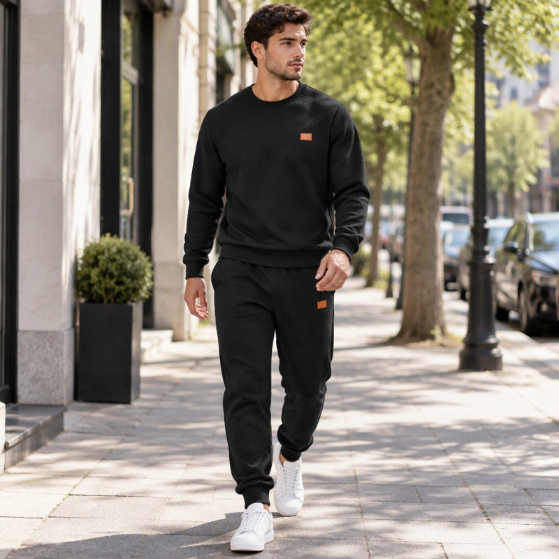 📢🎉50%Rabatt!!!🛍️✨Freizeit Sportset für Herren mit strukturiertem Jacquard