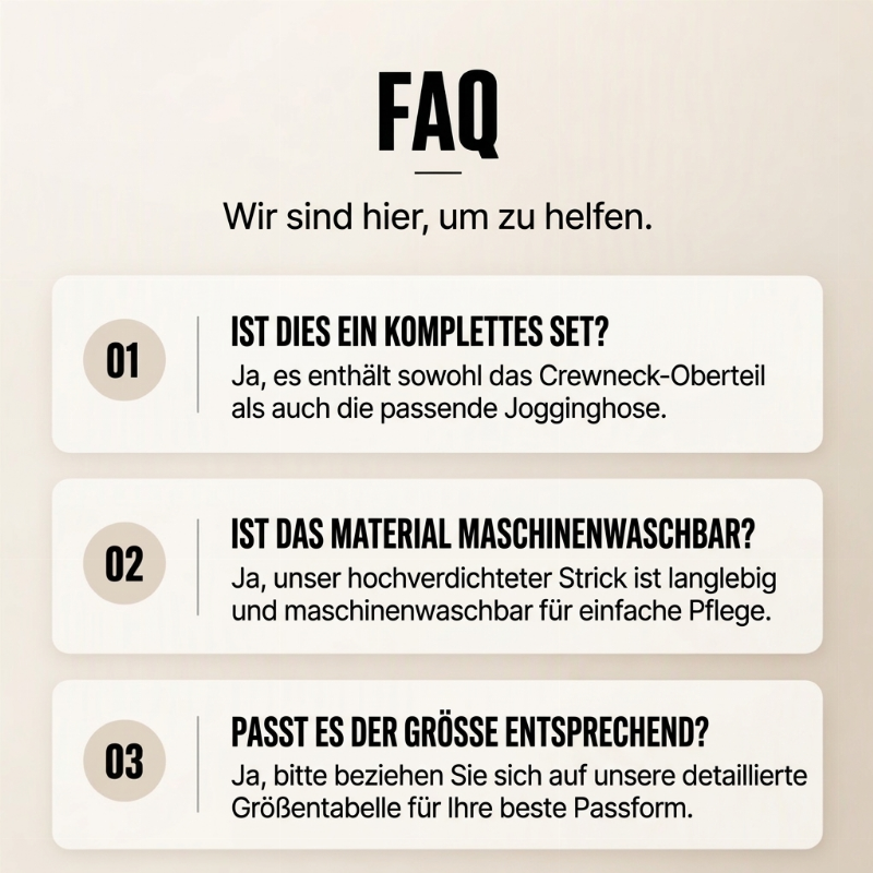 📢🎉50%Rabatt!!!🛍️✨Freizeit Sportset für Herren mit strukturiertem Jacquard