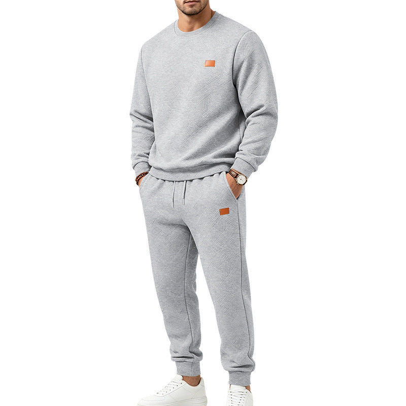 📢🎉50%Rabatt!!!🛍️✨Freizeit Sportset für Herren mit strukturiertem Jacquard