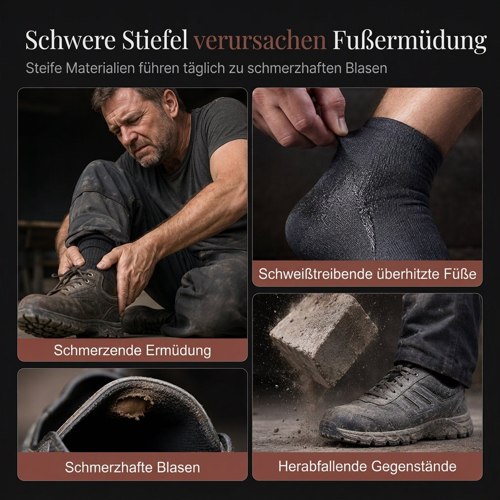 ⏰ Letzte Chance – jetzt zugreifen! ⏰ Herren-Sicherheitsschuhe mit Stahlkappe – atmungsaktiv, leicht & durchtrittsicher